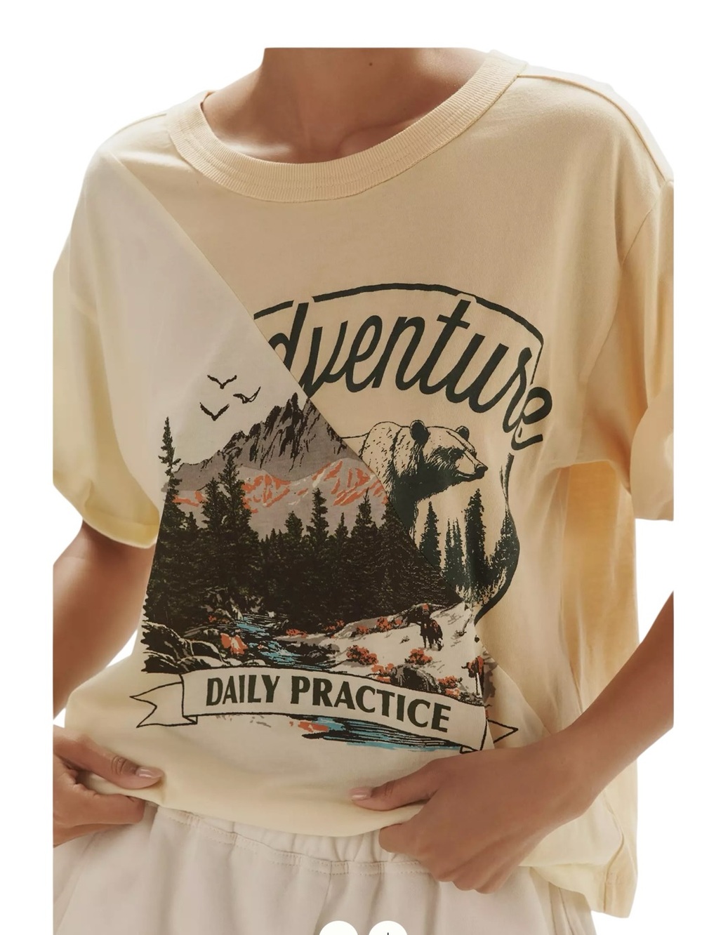 Anthropologie Daily Practice Lantern Graphic Tee